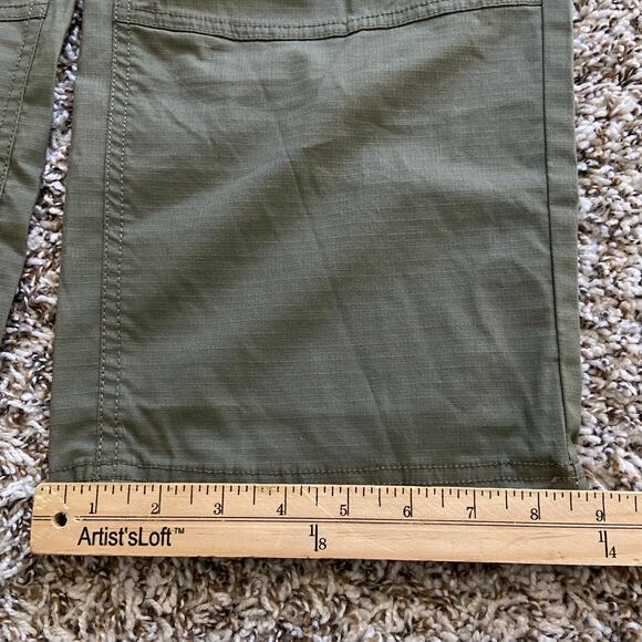 Prana Palisades Ripstop Utility Pant Womens 8 Rye Green 31" Relaxed Fit Straight - Picture 12 of 13